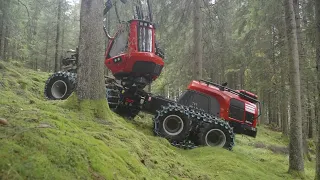 Komatsu 951XC and C164 at work