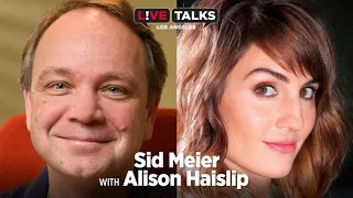 Sid Meier in conversation with Alison Haislip at Live Talks Los Angeles