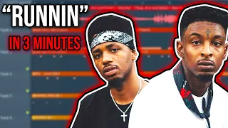 HOW METRO BOOMIN MADE "RUNNIN" FOR 21 SAVAGE in 3 minutes! (Savage Mode 2)