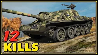 SU-122-44 - 12 Kills - World of Tanks Gameplay