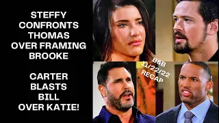 RECAP November 22nd 2022 | The Bold & The Beautiful | STEFFY CONFRONTS THOMAS AND TAYLOR WALKS IN!