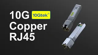 10Gtek 10GBase-T RJ45 to SFP+ Copper Transceiver(2023.10 Version)