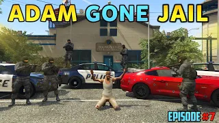 Adam Gone Jail | Gta x Freefire In Telugu | Episode 7