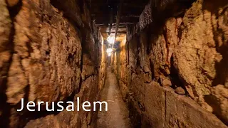 Secret Underground Tunnel from The City of David to Temple mount.