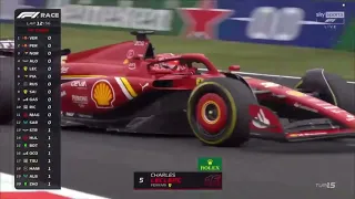 F1 China 2024| Leclerc’s overtake on Piastri