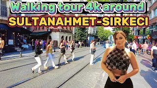 Captivating Istanbul: 4K Walking Tour of Sultanahmet and Sirkeci Districts