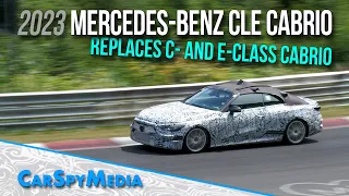 2023 Mercedes CLE Cabrio Prototype Spied Testing At The Nürburgring - Replaces C- And E-Class Cabrio