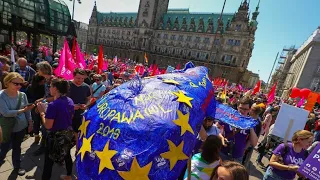 Großer Protest gegen Nationalismus in Europa