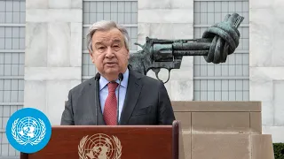 Ukraine: UN Chief calls for a four-day Holy Week humanitarian pause -Media Stakeout | United Nations