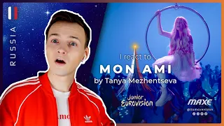 I react to RUSSIA "Mon Ami" by Tanya Mezhentseva | Junior Eurovision 2021 | MAXE