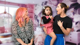 Elle and Alaïa's Enchanted Bedroom and Rainbow Playroom Makeover | OMG We're Coming Over!
