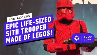 This Insane Lego Sith Trooper Took 250 Hours To Make! - Comic Con 2019