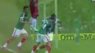 Raul Jimenez amazing chilena vs Panama | HD | mexico vs panama | 2013