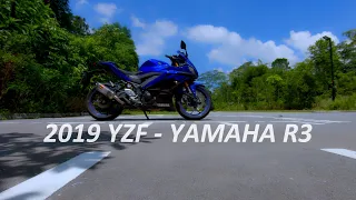 YZF YAMAHA R3 - ☊ AKRAPOVIC Exhaust ☊  [Pure Sound Experience] 4K RIDE POV