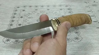Нож с берестяной рукоятью своими руками