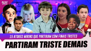 15 ATORES MIRINS QUE MORRERAM DE FORMA TRISTE JOVENS DEMAIS E VOCÊ NÃO SABIA • ATORES FAMOSOS