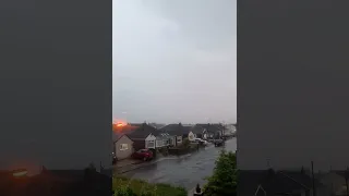 Lightning strike Blackpool/Cleveleys