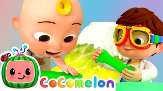 Green Slime Science Song | CoComelon | Moonbug Kids - Color Time