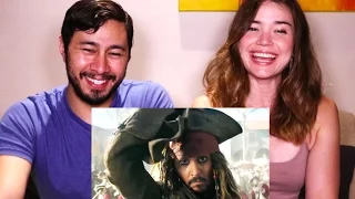 PIRATES OF THE CARIBBEAN DEAD MEN TELL NO TALES | Trailer Reaction!