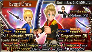 DFFOO GL - Jack Ramza EX  - Banner Pull - Tickets Only