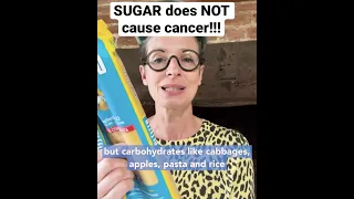 Does sugar cause cancer? 🍰🍩🍭Watch and find out  #nutribollocks #breastcancer