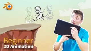 How to Create 2D Animations - Beginner Blender Tutorial