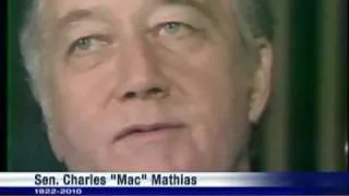Former Sen. Mathias Dies At 87