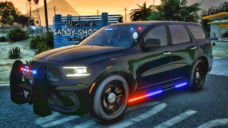 Playing GTA 5 As A POLICE OFFICER Sheriff Monday Patrol| GTA 5 Lspdfr Mod| 4K