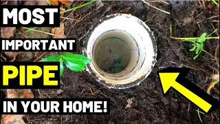 This Pipe Can SAVE YOUR HOUSE FROM SEWAGE FLOODS! (Sewer Clean Out Pipe Explanation)