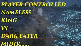 Dark Souls 3 Nameless King vs Midir - Controlled Boss vs Midir