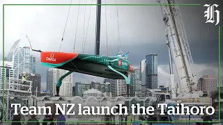 Team NZ launch their 2024 America's Cup boat | nzherald.co.nz