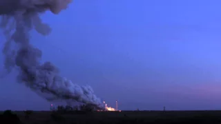 AMAZING VIDEO: Antaras rocket explodes after launch in Wallops Island, Virginia
