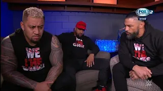 Roman Reigns confronta a Jimmy y Solo por culpa de Jey Uso - WWE SmackDown Español: 03/02/2023