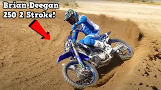 I race Brian Deegan 250 2 Stroke! - Buttery Vlogs Ep214