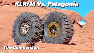 Tire Comparison - KLR/M Vs. Patagonia MT RC Crawler Tire Bracket Round 1