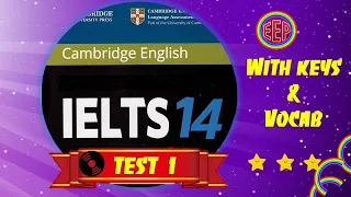 IELTS 14   Listening  full TEST 1 with keys