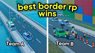 Whoever Makes The BEST BORDER ROLEPLAY Wins Robux In Emergency Hamburg!