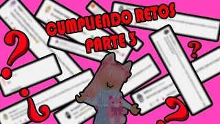 😆Cumpliendo Retos parte 3🤣/Roblox