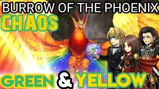 DFFOO [GL]: Burrow of the Phoenix CHAOS [Green, Yellow] - Layle, Rem, Vayne (Klay)