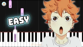 Haikyuu!! Season 3 ED - "Mashi Mashi" - EASY Piano Tutorial & Sheet Music