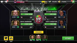 Goldberg & Dean Ambrose VS Kofi Kingston & Xavier Woods WWE Mayhem