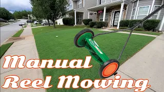 Manual Reel Mowing - Scott's Elite 16" (Model 415-16S)