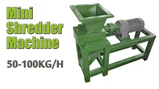 50-100kg/h Mini Industrial Shredder Machine