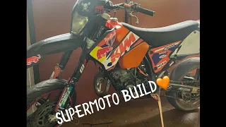 KTM125sx supermoto rebuild