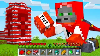 Me Paso Minecraft Pero soy de TNT!! (PELIGROSO)