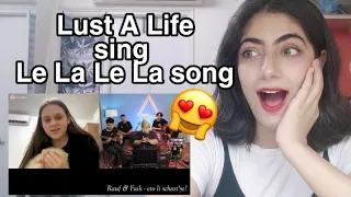 Lust A Life sing Le La Le La,Adele & More on #OmeTv | First Time Reaction