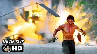 Rambo Saves Trautman Scene | RAMBO 3 (1988) Sylvester Stallone, Movie CLIP HD