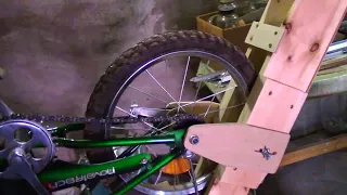 Дробилка чеснока из велосипеда