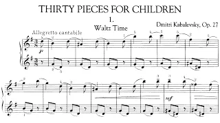 Kabalevsky 30 Pieces for Children Op.27 (Complete)