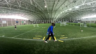 Real Salt Lake Academy Goalkeeper Training - Angles and Support Play - 4-22-2024